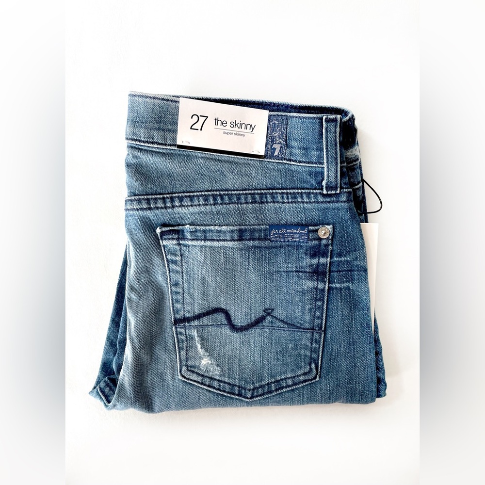 NWT Women's 7 For All Mankind Jeans The Skinny.